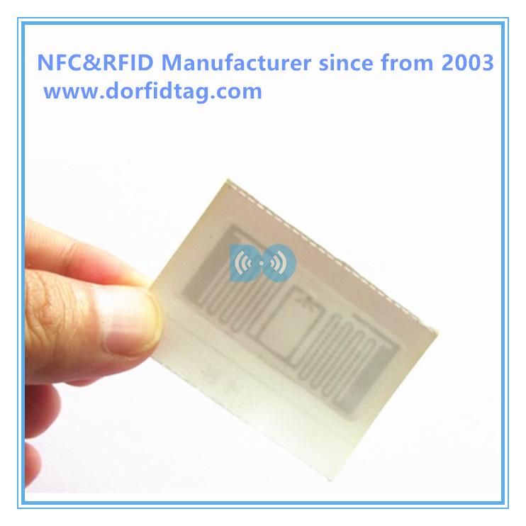 Woven clothing label passive RFID Apparel Tags for clothes / garment inventory